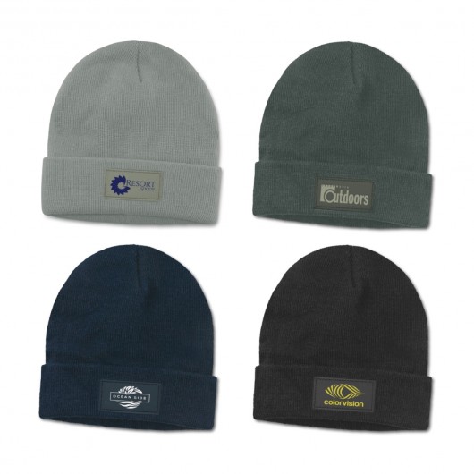 Printed Himalayas Badged Beanies